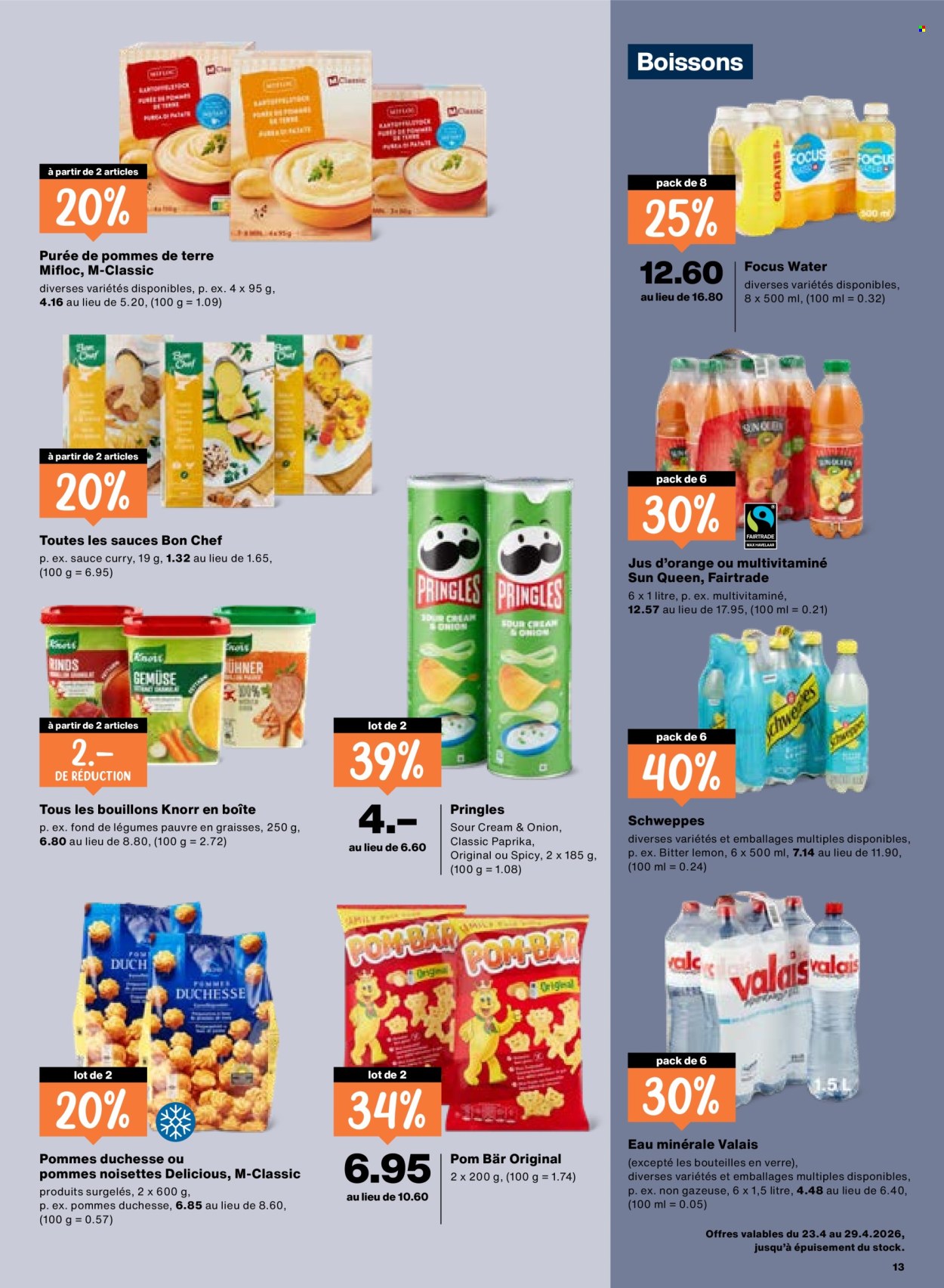 Catalogue Migros - 23.4.2026 - 29.4.2026. Page 13. Page 13