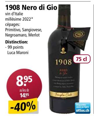 1908 Nero di Gio