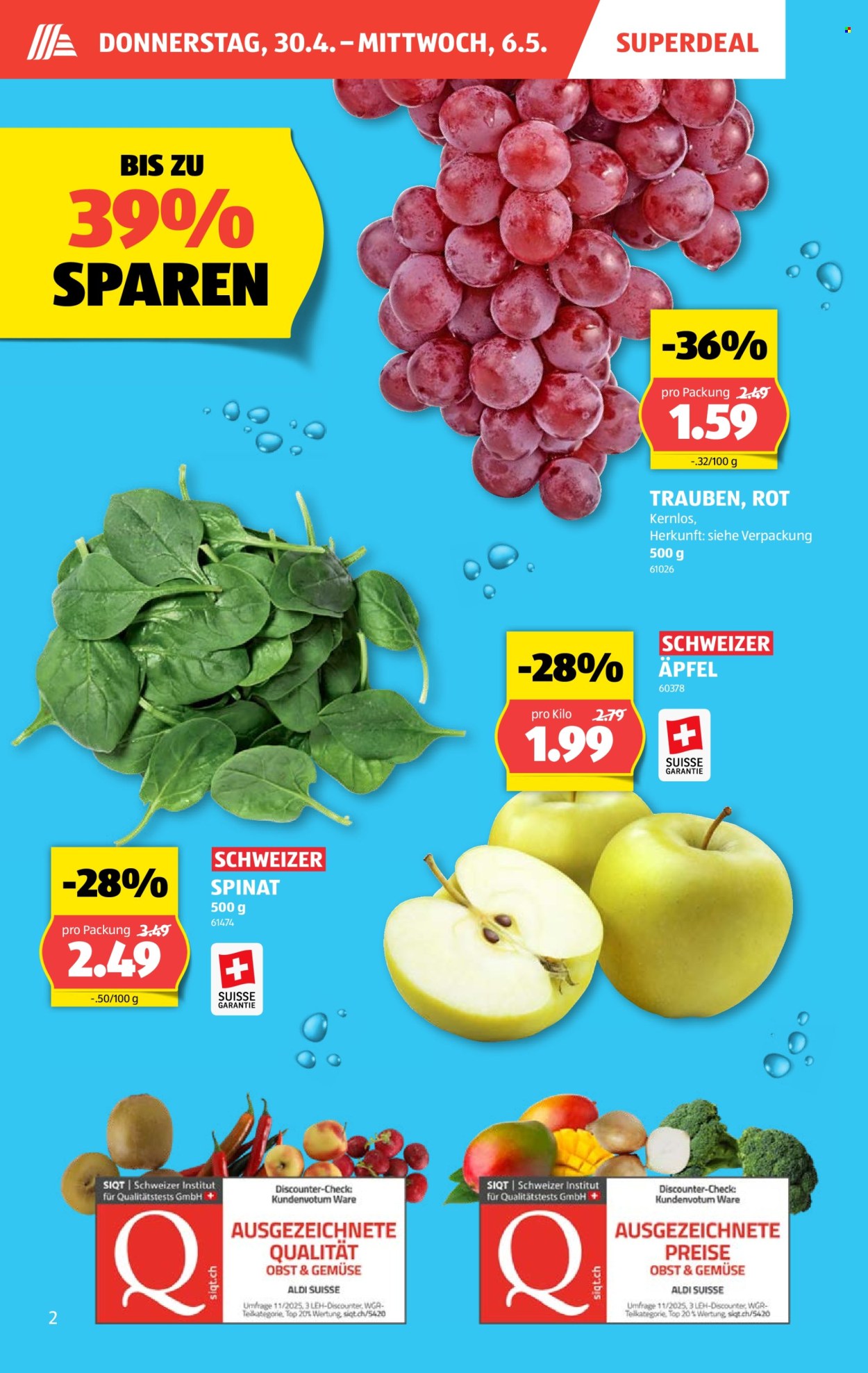 Catalogue Aldi - 30.4.2026 - 6.5.2026. Page 2. Page 2