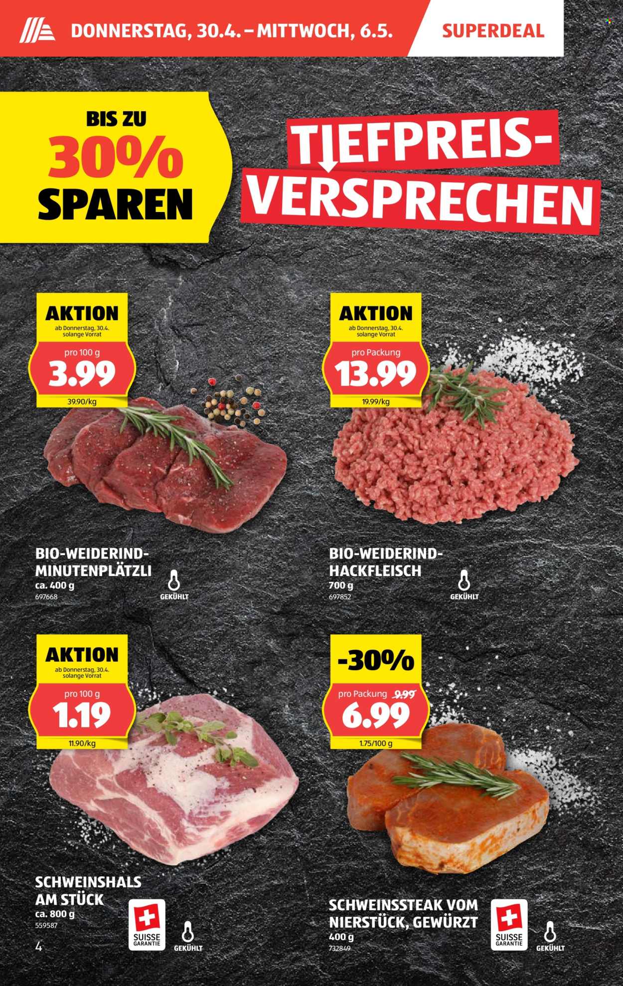 Catalogue Aldi - 30.4.2026 - 6.5.2026. Page 4. Page 4