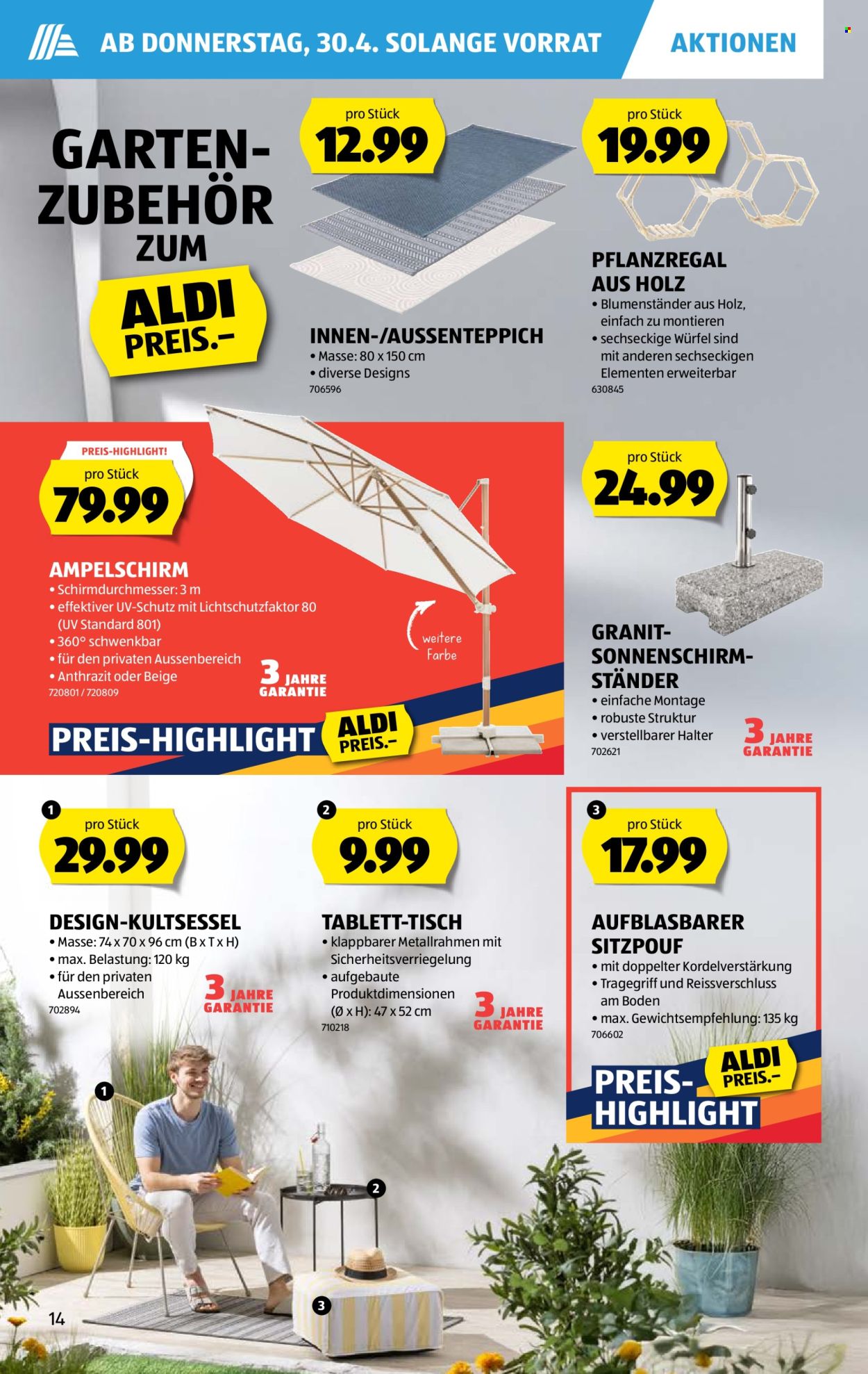 Catalogue Aldi - 30.4.2026 - 6.5.2026. Page 14. Page 14