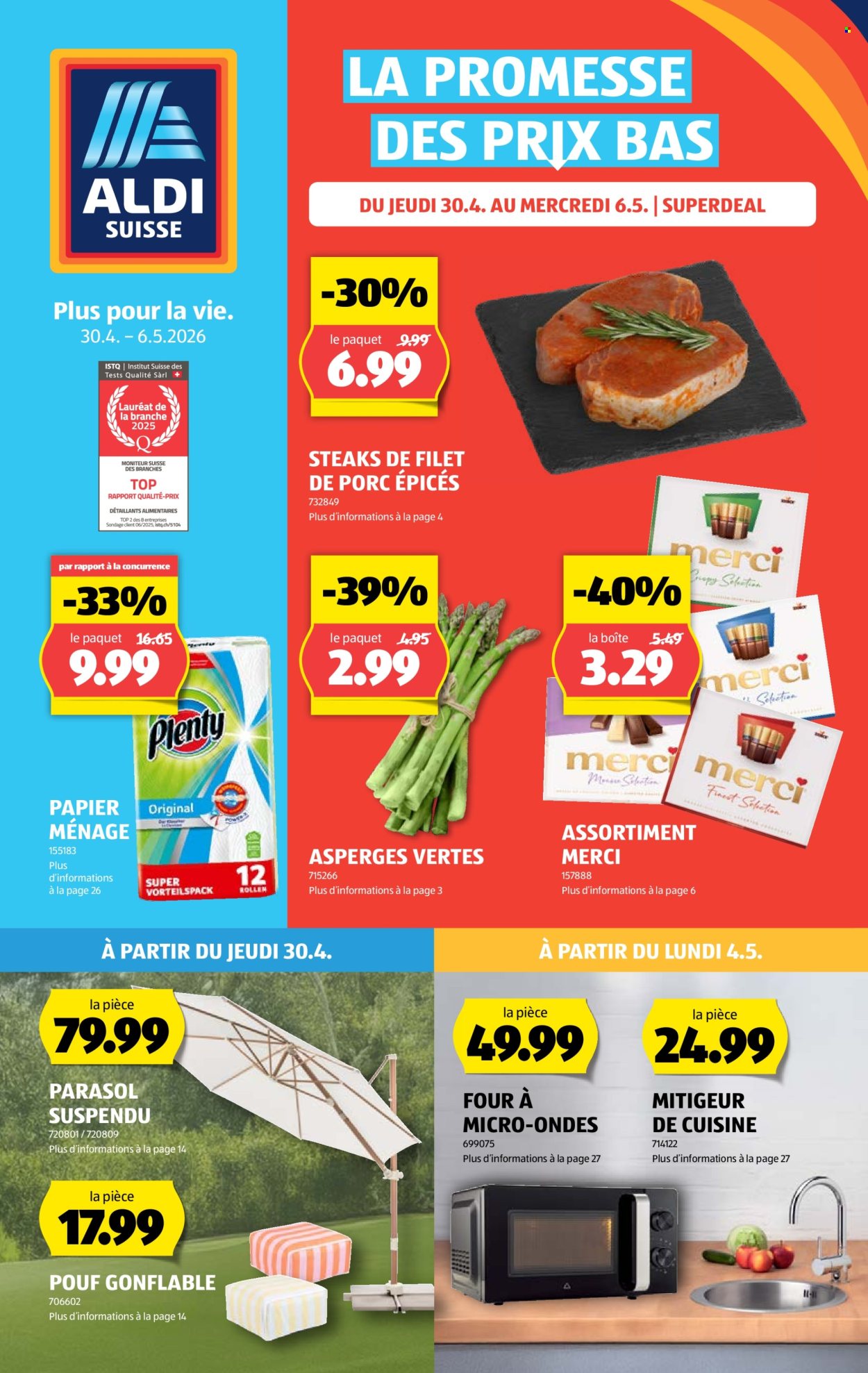 Catalogue Aldi - 30.4.2026 - 6.5.2026. Page 1. Page 1