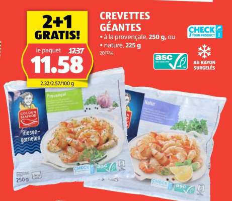 CREVETTES GÉANTES
