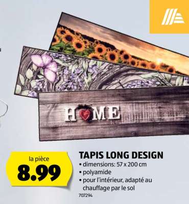 TAPIS LONG DESIGN