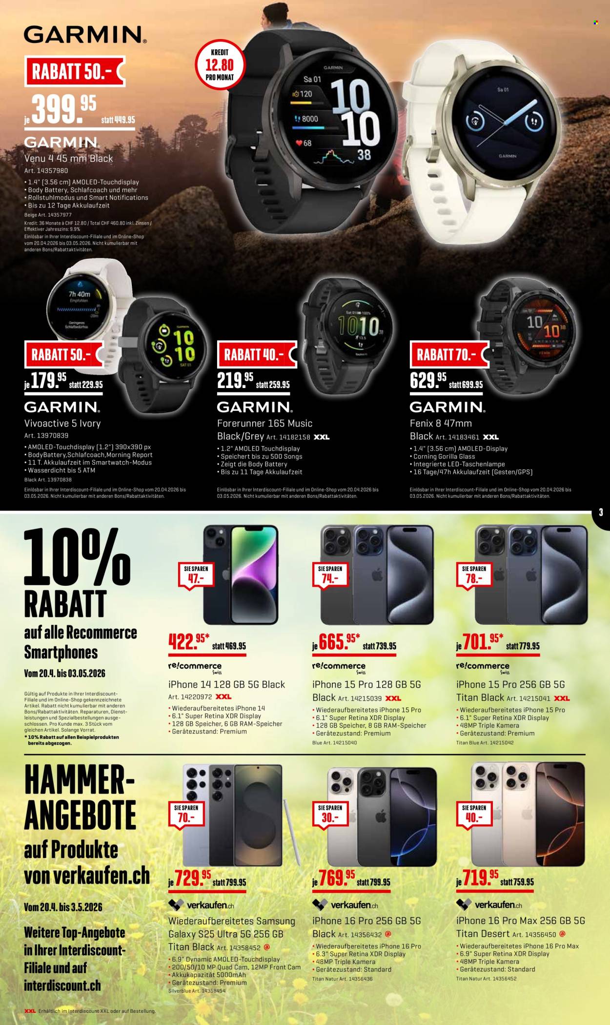 Catalogue Interdiscount - 20.4.2026 - 3.5.2026. Page 3. Page 3