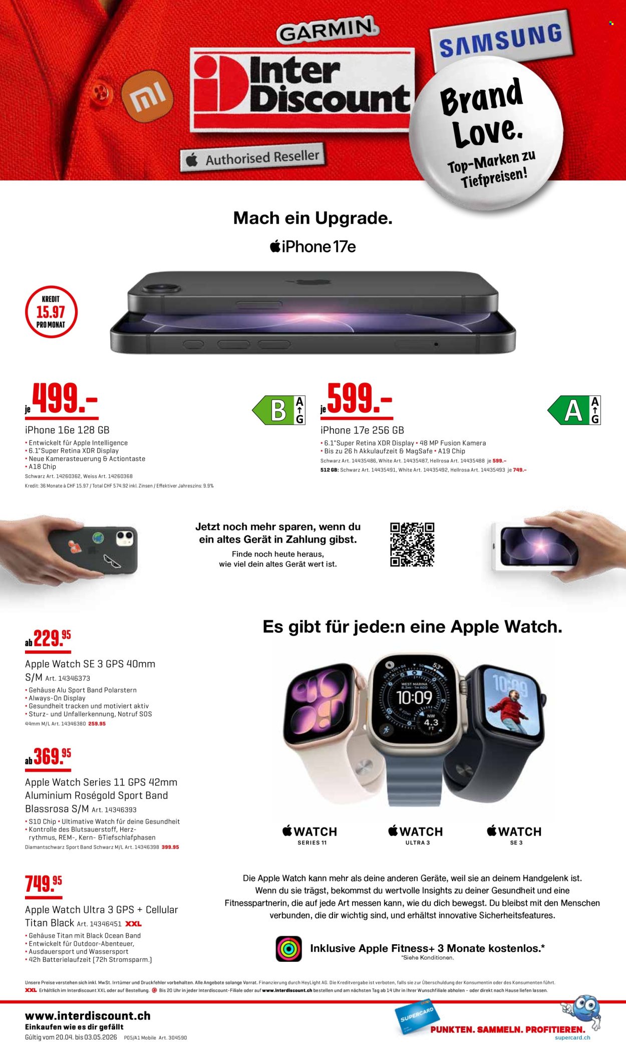 Catalogue Interdiscount - 20.4.2026 - 3.5.2026. Page 4. Page 4