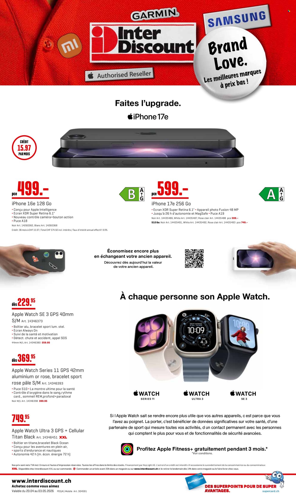 Catalogue Interdiscount - 20.4.2026 - 3.5.2026. Page 4. Page 4