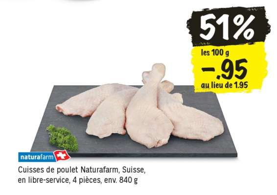 Cuisses de poulet Naturafarm