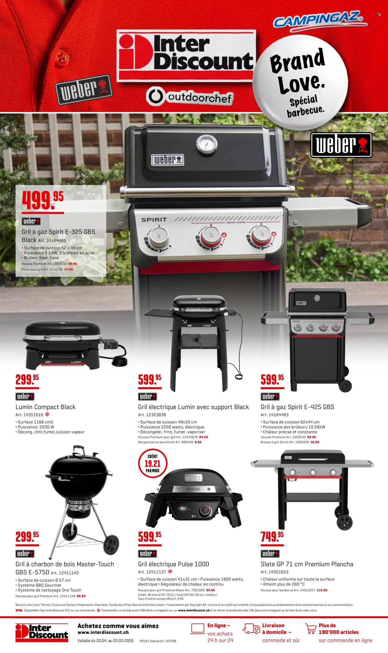 Catalogue Interdiscount - 20.4.2026 - 3.5.2026. Page 1. Page 1