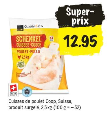 Cuisses de poulet Coop