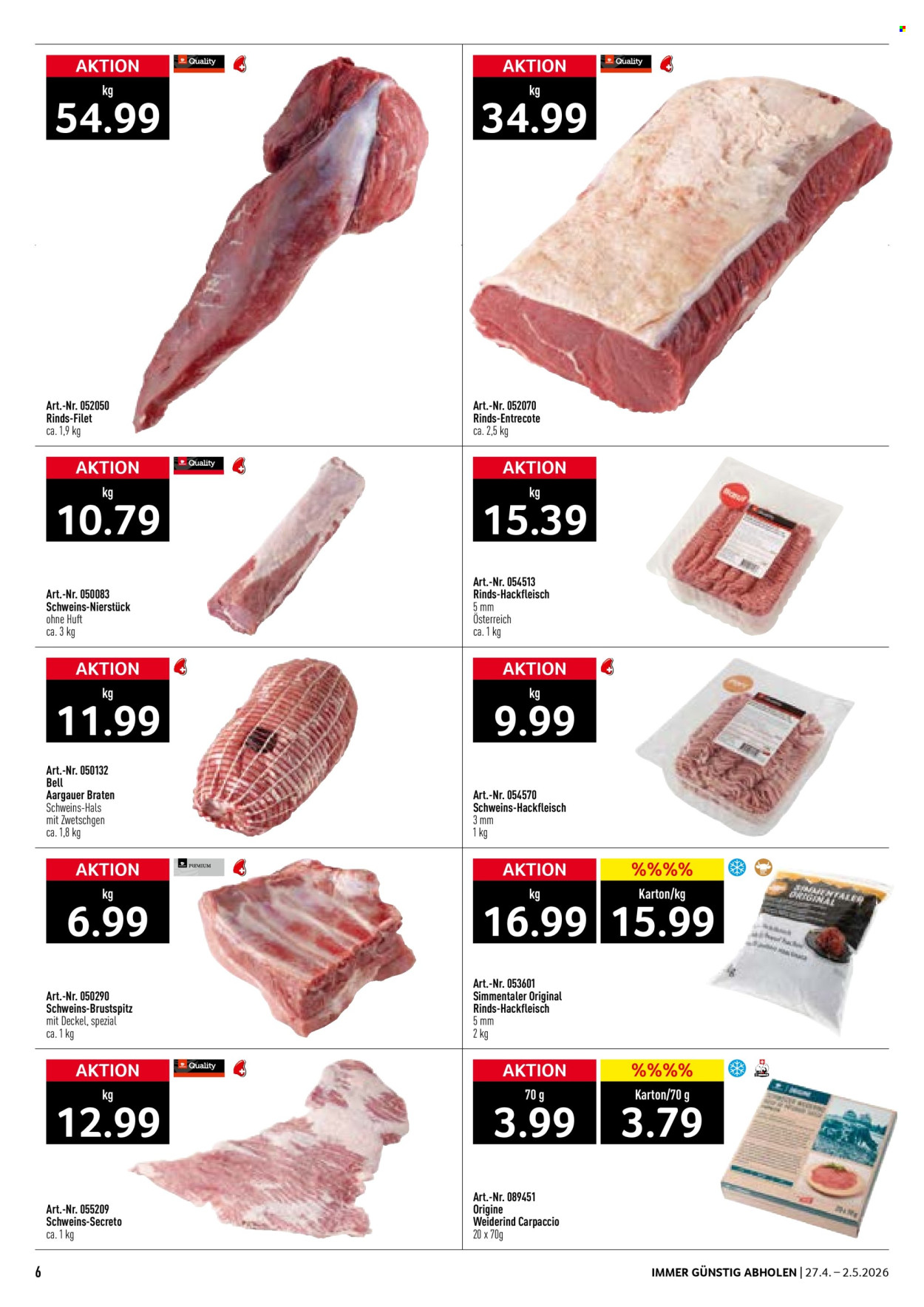 Catalogue Prodega - 27.4.2026 - 2.5.2026. Page 6. Page 6