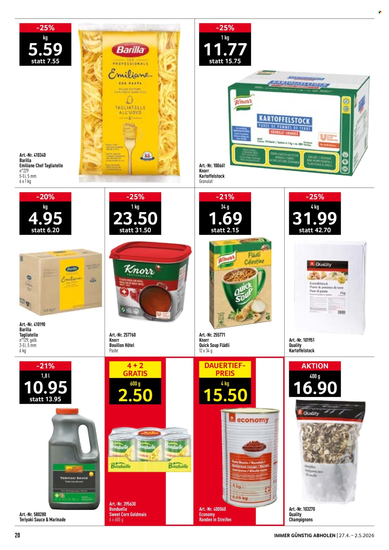 Catalogue Prodega - 27.4.2026 - 2.5.2026. Page 20. Page 20