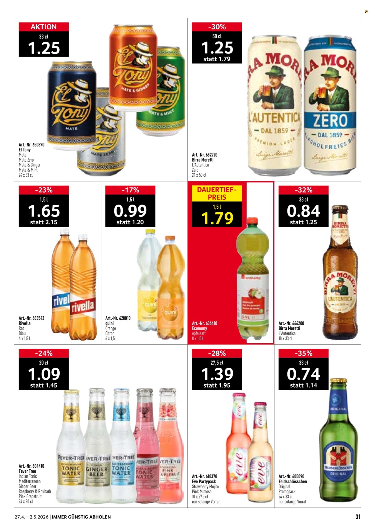 Catalogue Prodega - 27.4.2026 - 2.5.2026. Page 31. Page 31