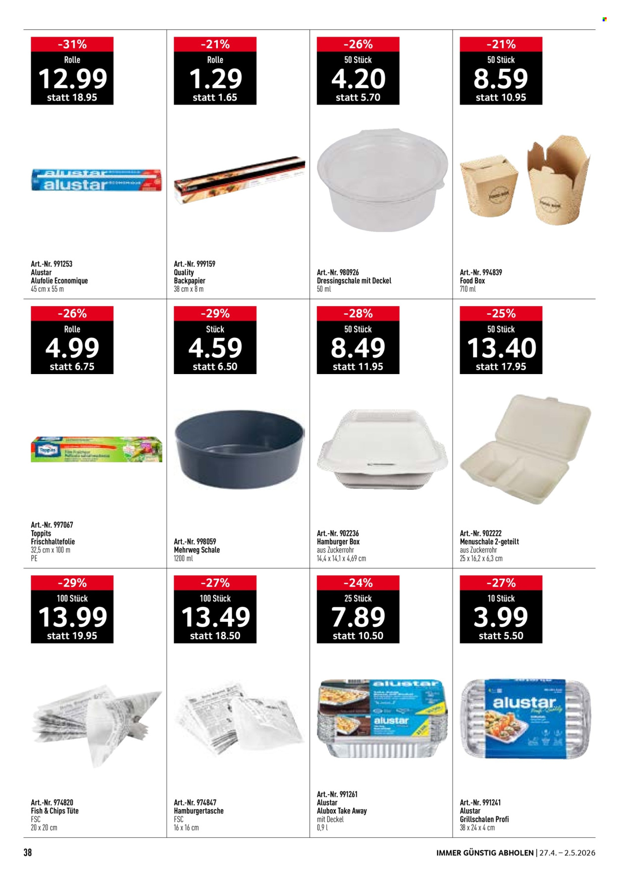 Catalogue Prodega - 27.4.2026 - 2.5.2026. Page 38. Page 38