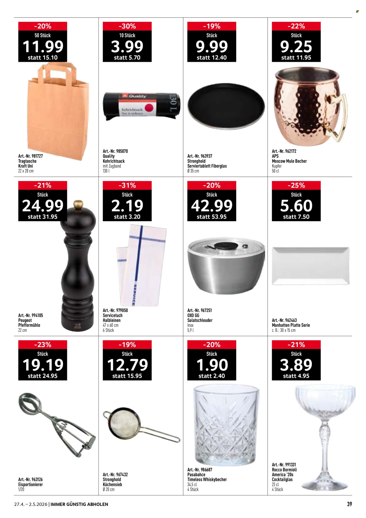 Catalogue Prodega - 27.4.2026 - 2.5.2026. Page 39. Page 39