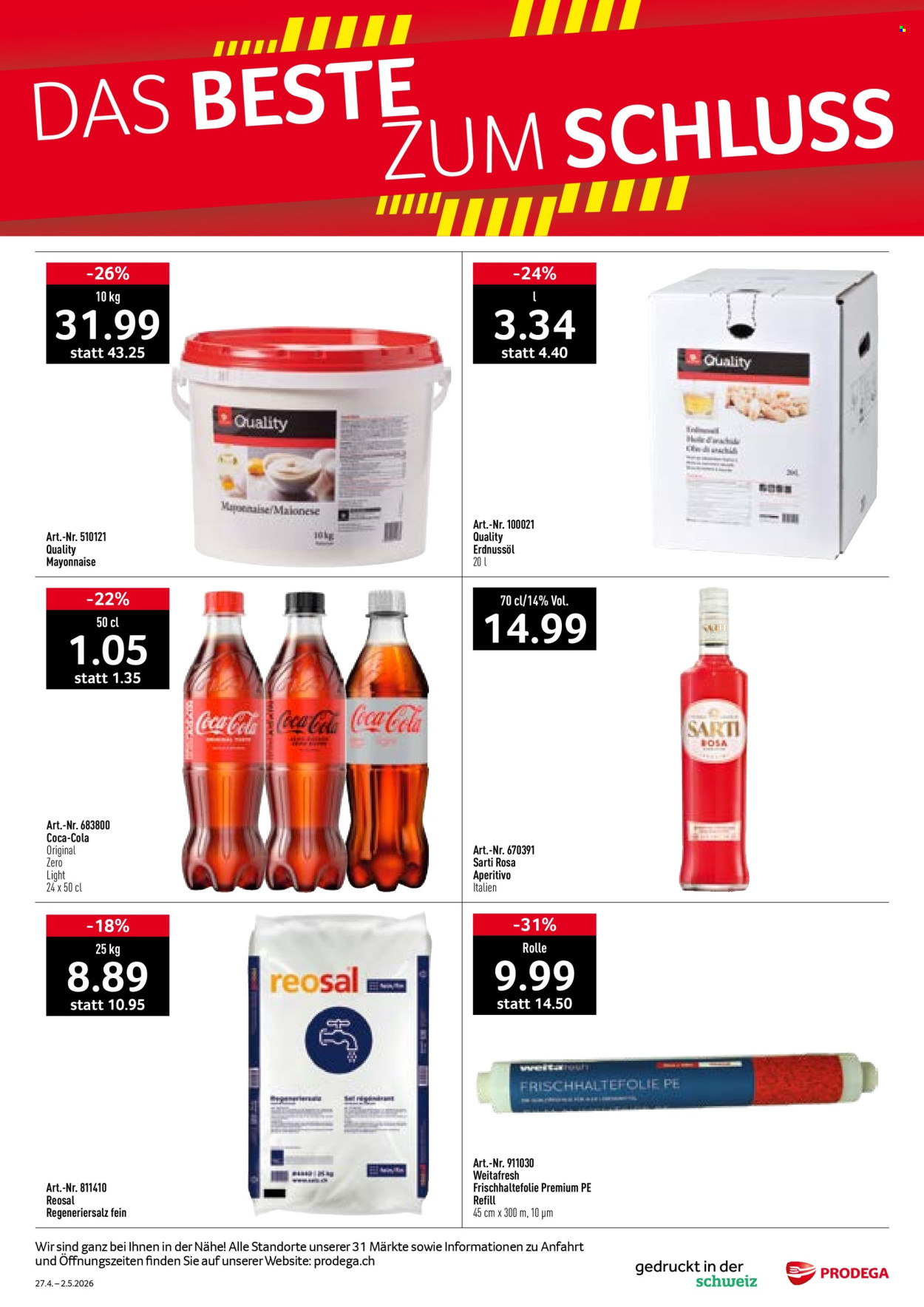 Catalogue Prodega - 27.4.2026 - 2.5.2026. Page 40. Page 40