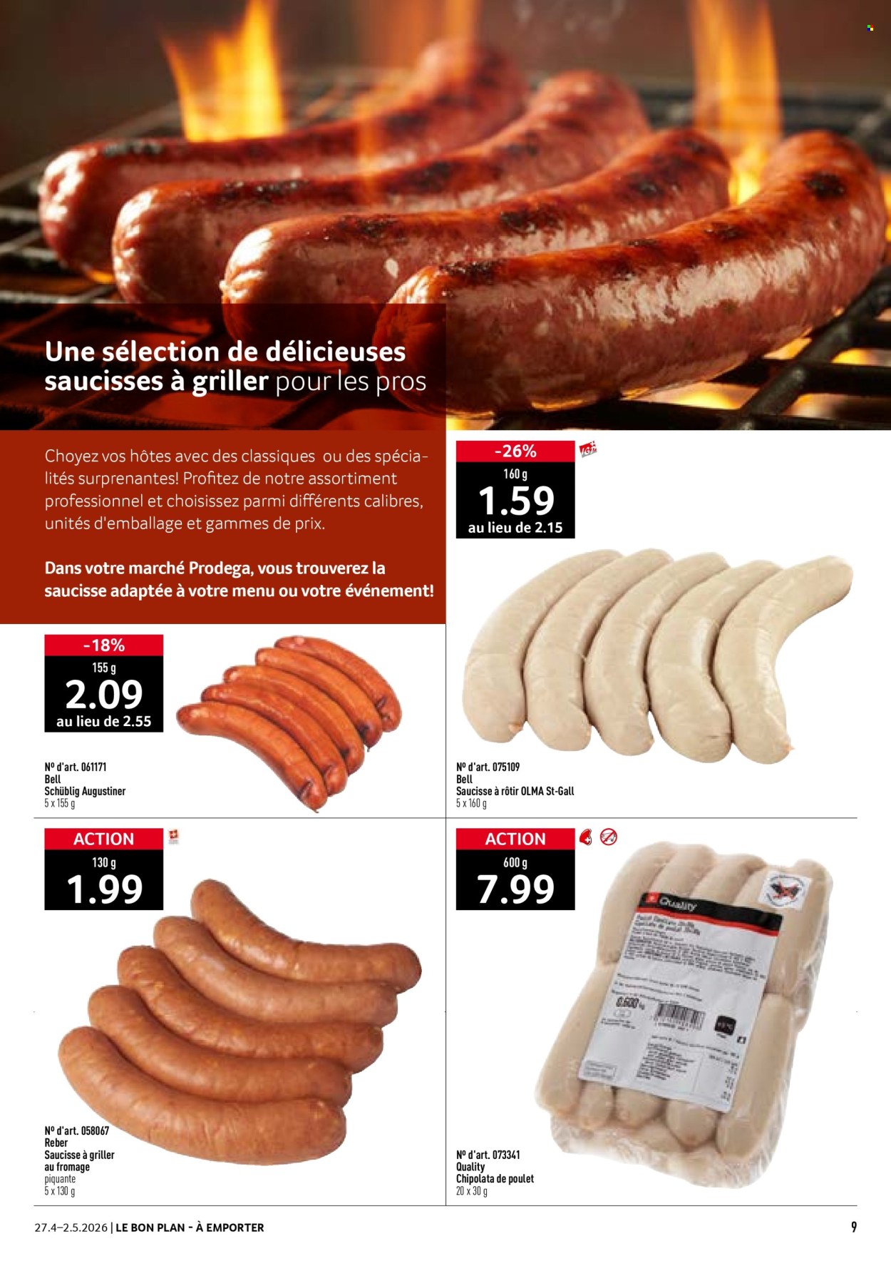 Catalogue Prodega - 27.4.2026 - 2.5.2026. Page 9. Page 9