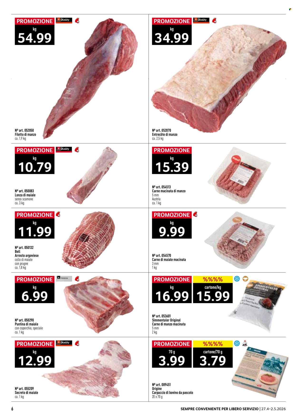 Catalogue Prodega - 27.4.2026 - 2.5.2026. Page 6. Page 6