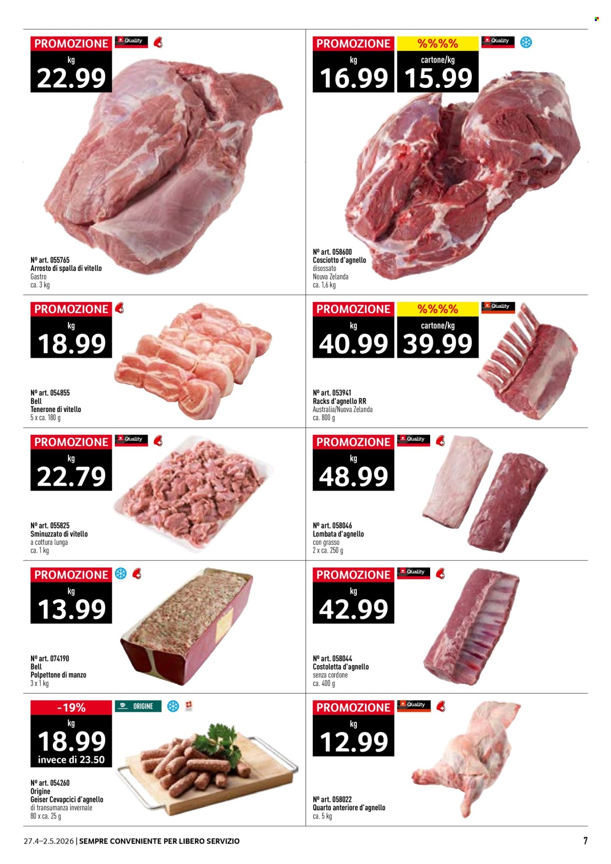 Catalogue Prodega - 27.4.2026 - 2.5.2026. Page 7. Page 7