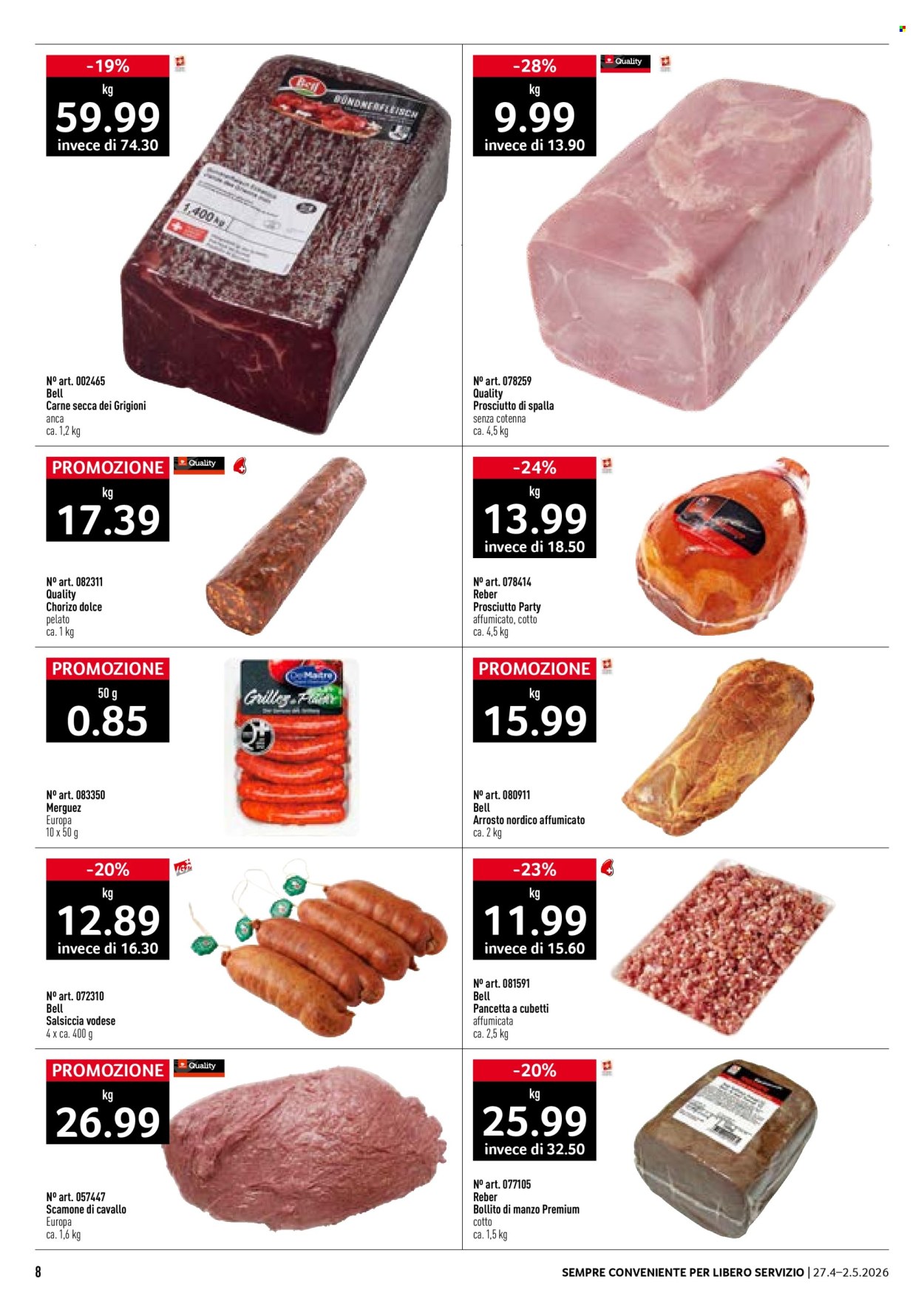 Catalogue Prodega - 27.4.2026 - 2.5.2026. Page 8. Page 8