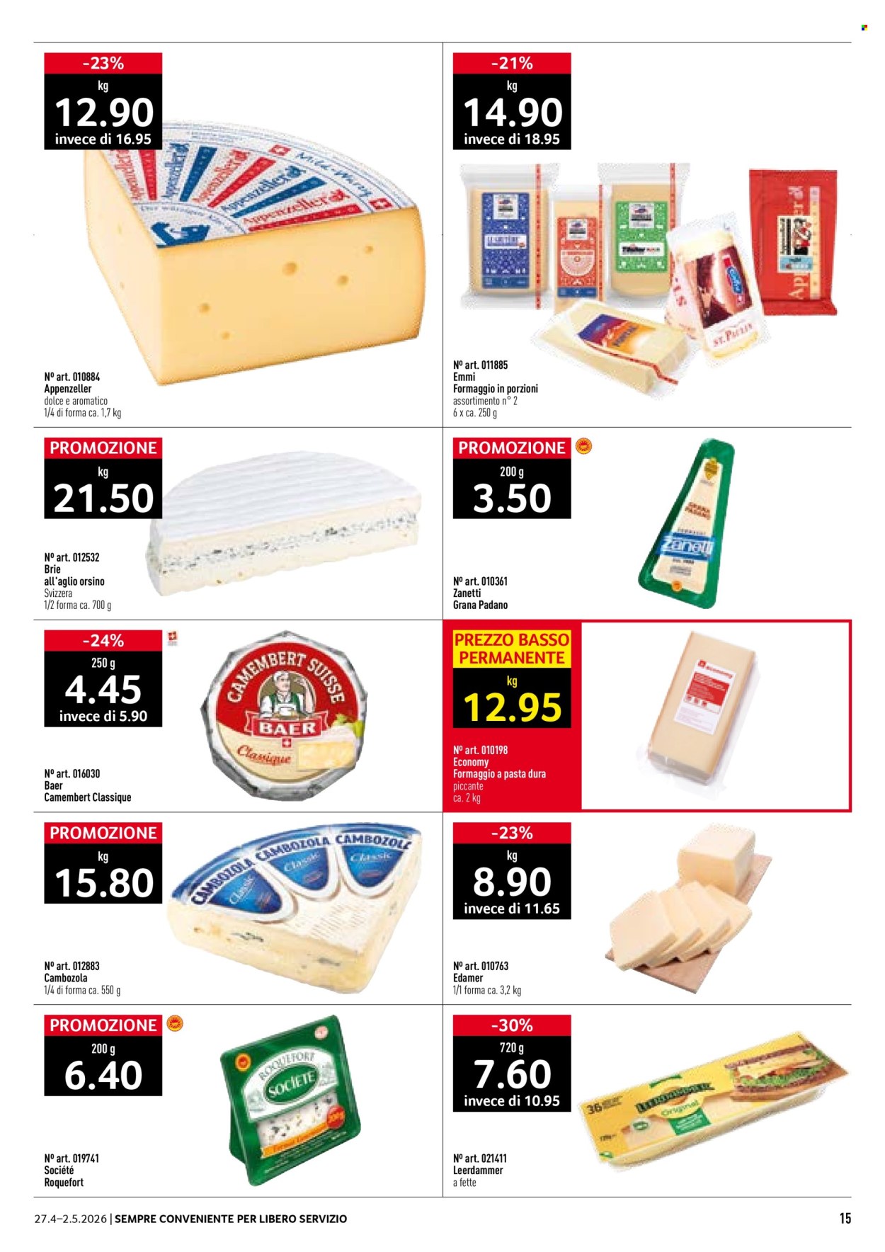 Catalogue Prodega - 27.4.2026 - 2.5.2026. Page 15. Page 15