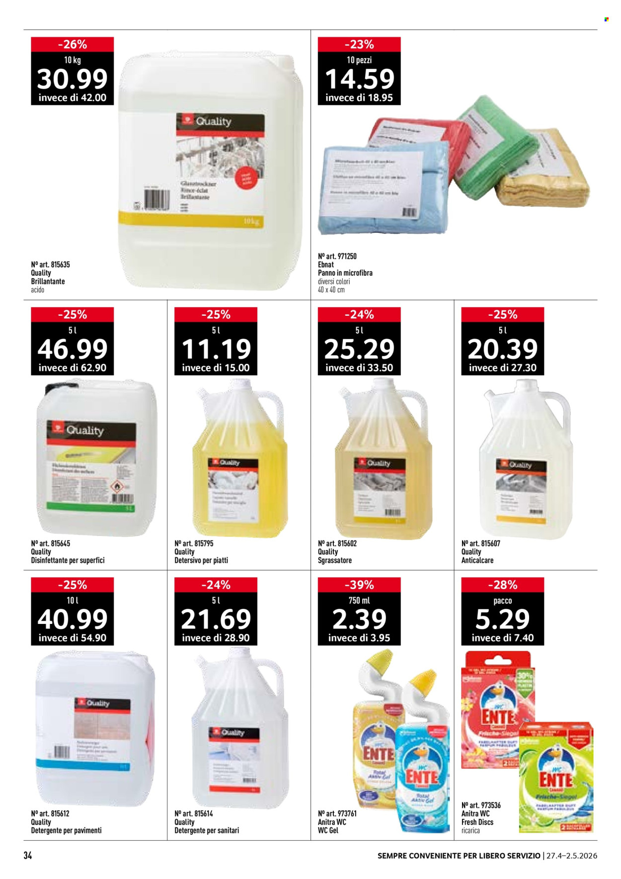 Catalogue Prodega - 27.4.2026 - 2.5.2026. Page 34. Page 34