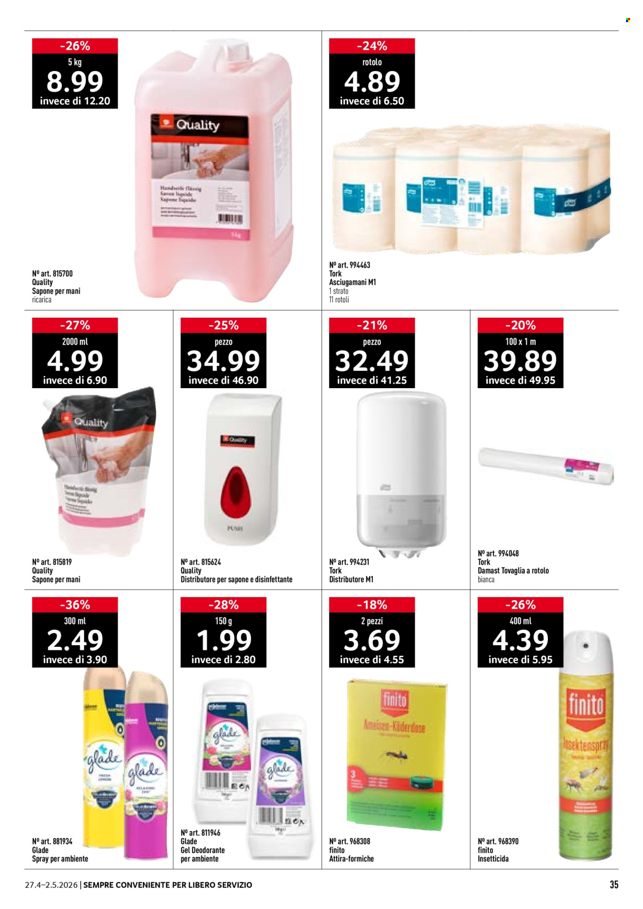 Catalogue Prodega - 27.4.2026 - 2.5.2026. Page 35. Page 35