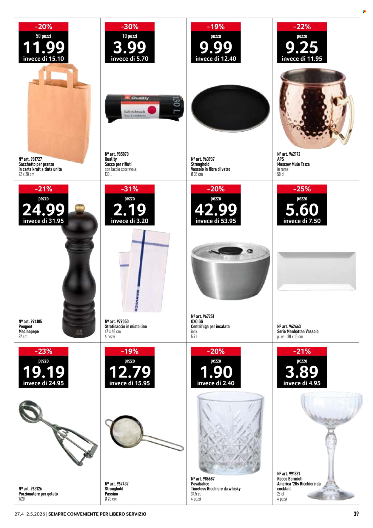 Catalogue Prodega - 27.4.2026 - 2.5.2026. Page 39. Page 39