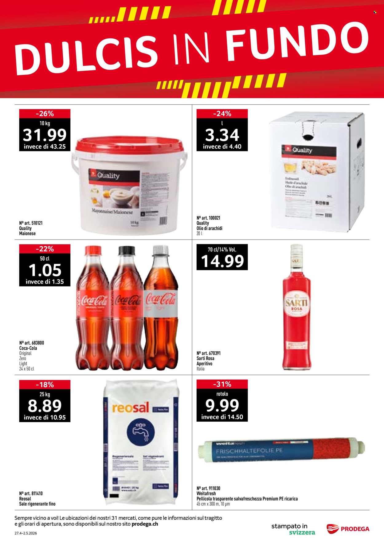 Catalogue Prodega - 27.4.2026 - 2.5.2026. Page 40. Page 40