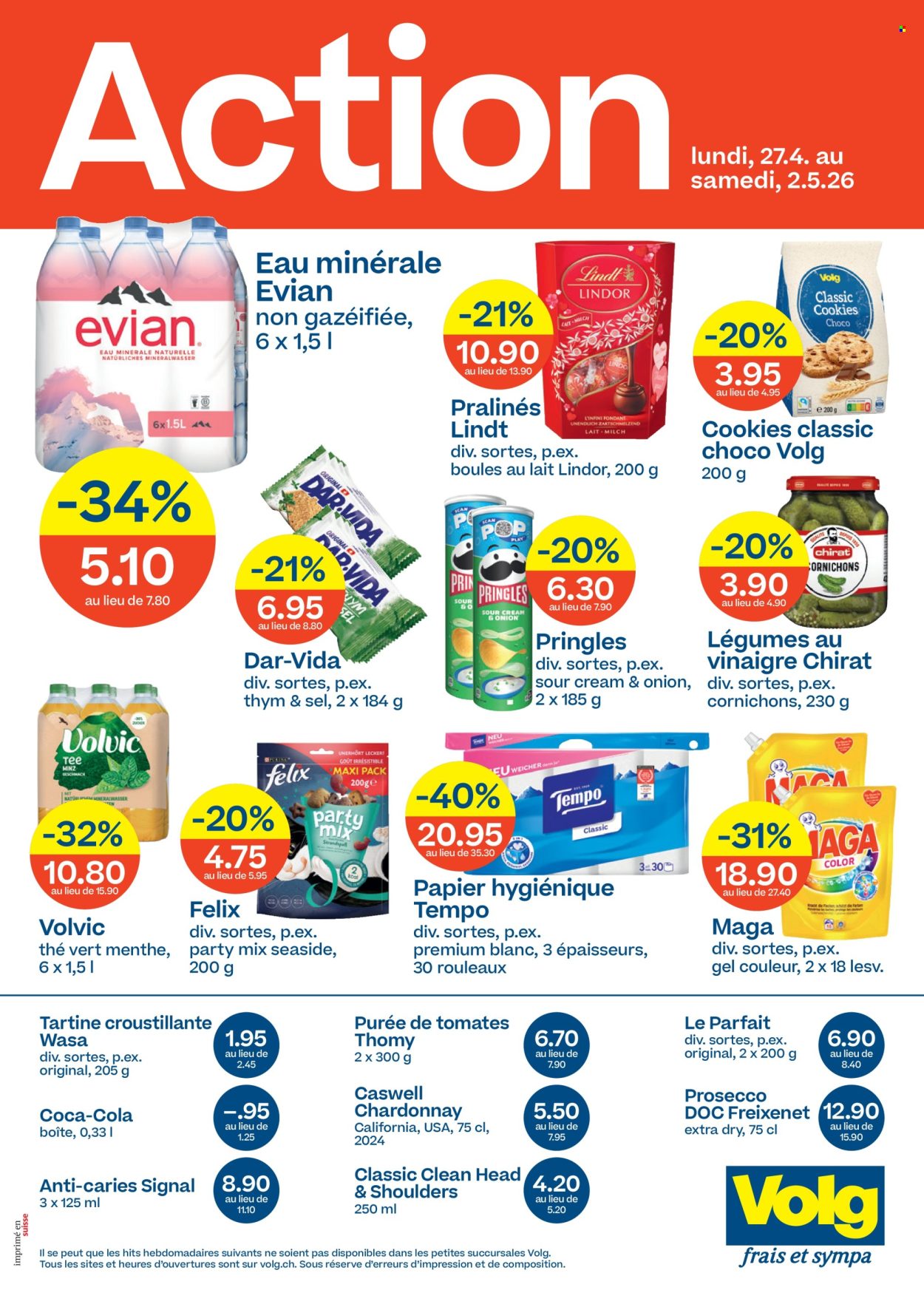 Catalogue Volg - 27.4.2026 - 2.5.2026. Page 1. Page 1