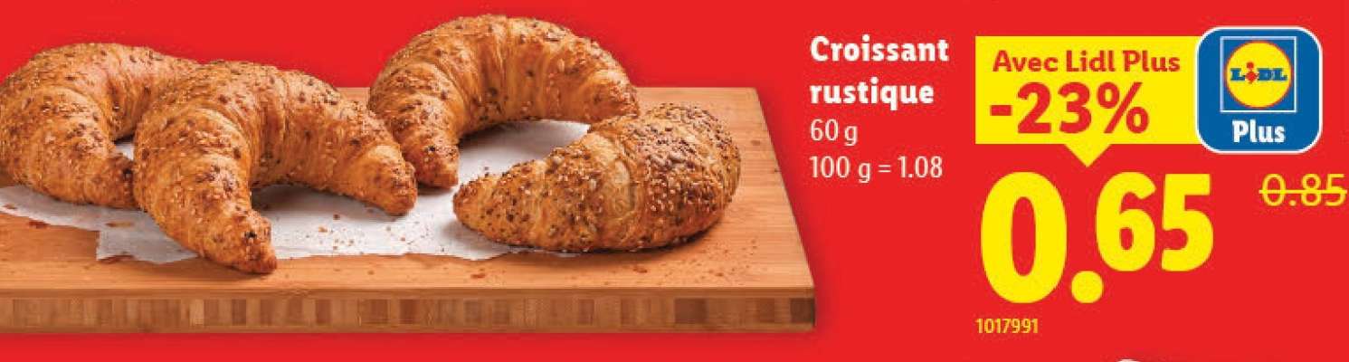 Croissant rustique