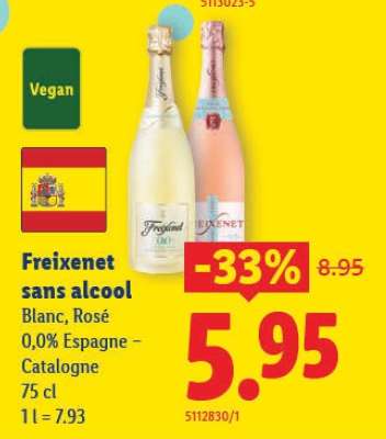 Freixenet sans alcool
