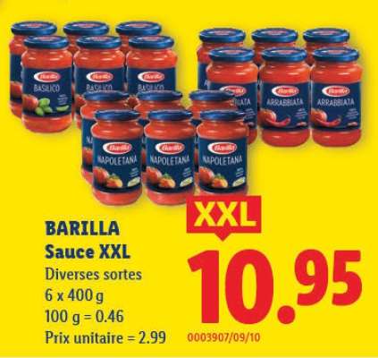 BARILLA Sauce XXL