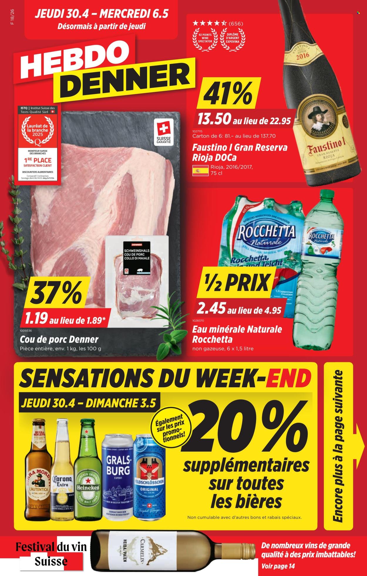 Catalogue Denner - 30.4.2026 - 6.5.2026. Page 1. Page 1