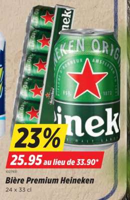 Bière Premium Heineken