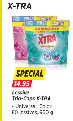 Lessive Trio-Caps X-TRA