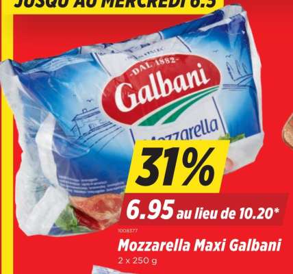 Mozzarella Maxi Galbani