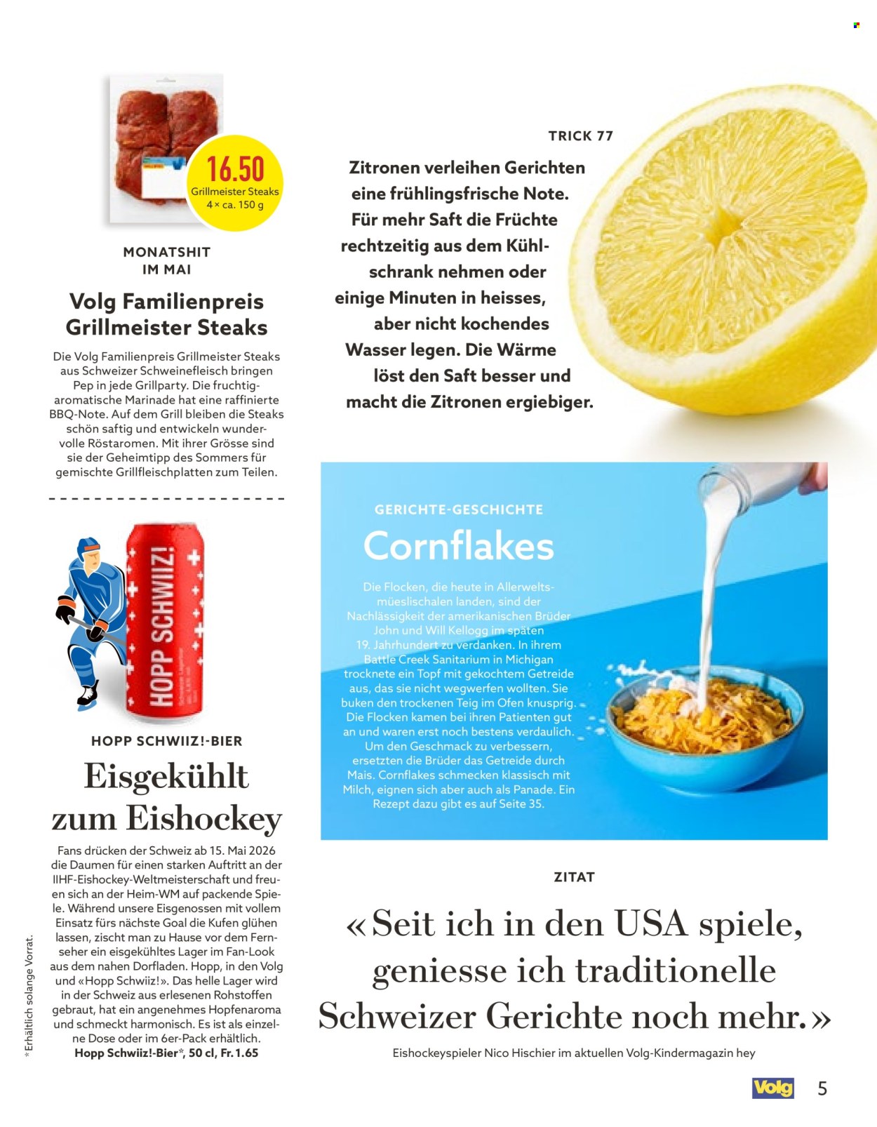 Catalogue Volg - 1.5.2026 - 31.5.2026. Page 5. Page 5