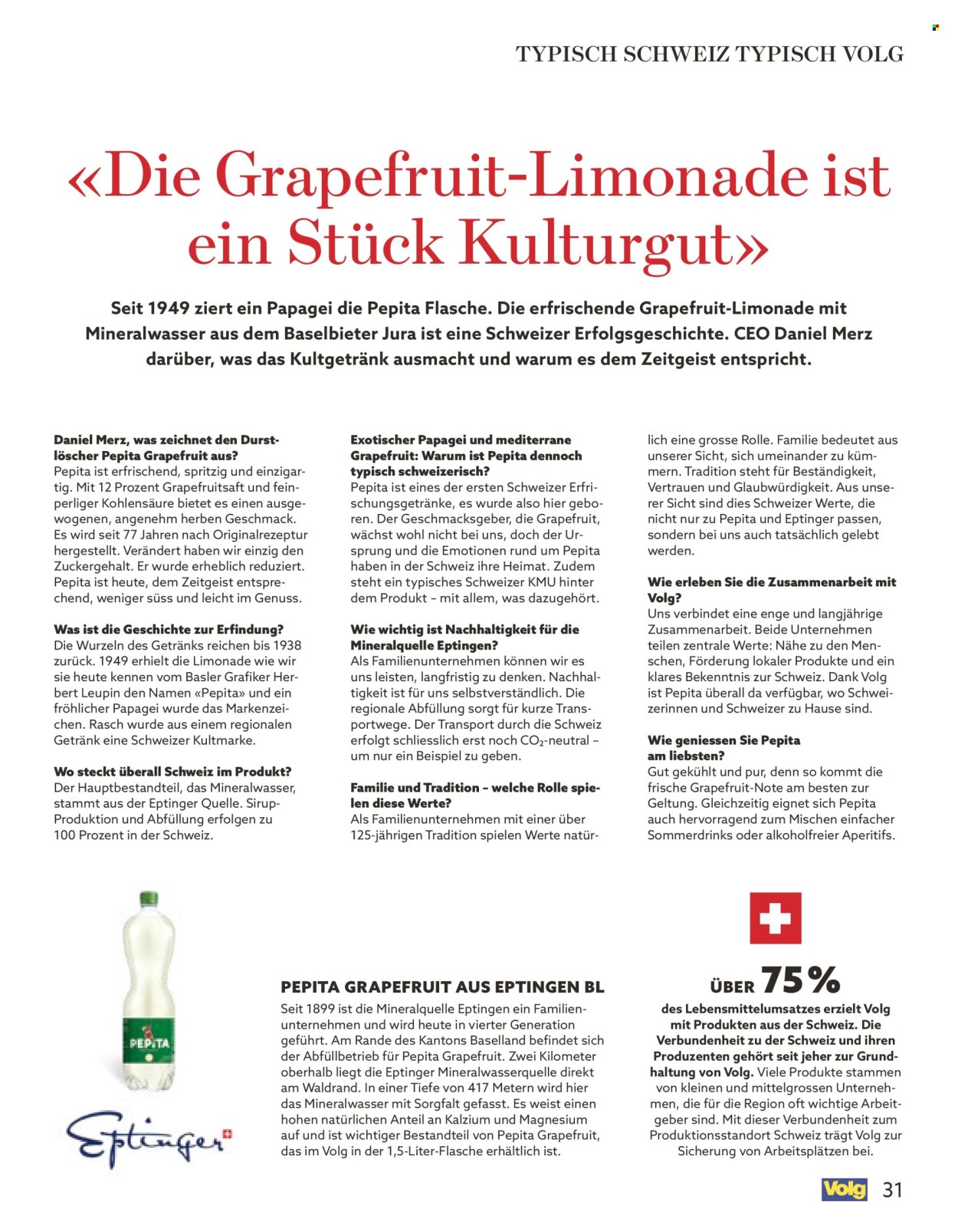 Catalogue Volg - 1.5.2026 - 31.5.2026. Page 31. Page 31