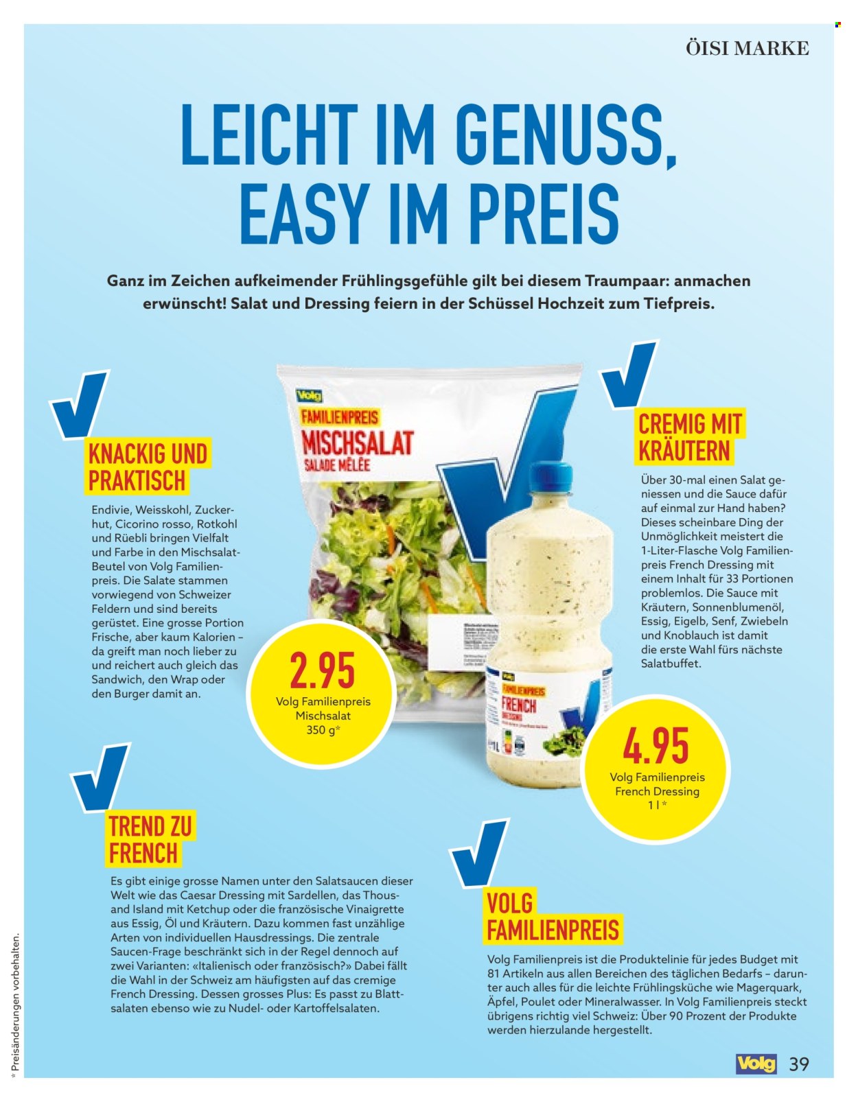 Catalogue Volg - 1.5.2026 - 31.5.2026. Page 39. Page 39