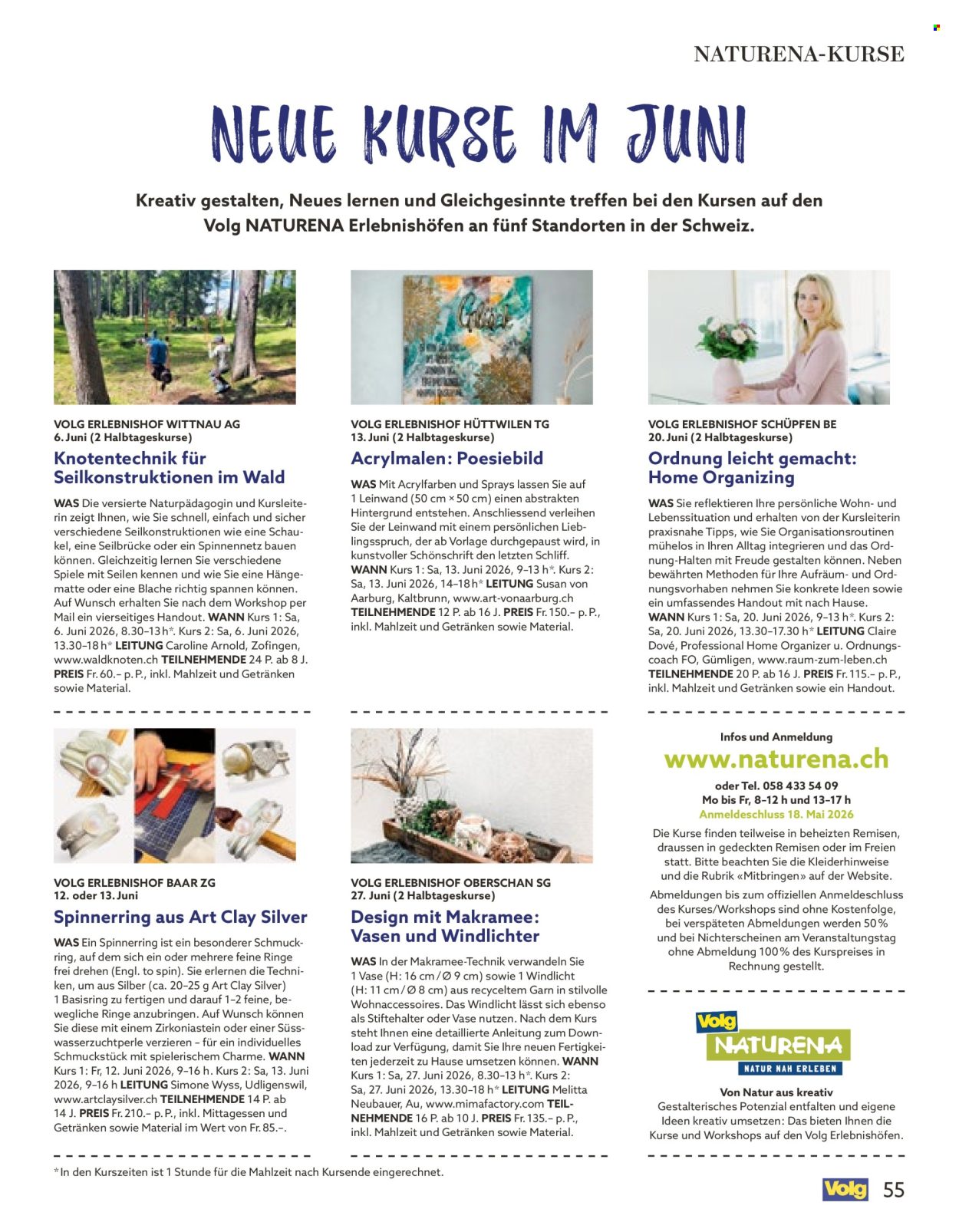 Catalogue Volg - 1.5.2026 - 31.5.2026. Page 55. Page 55