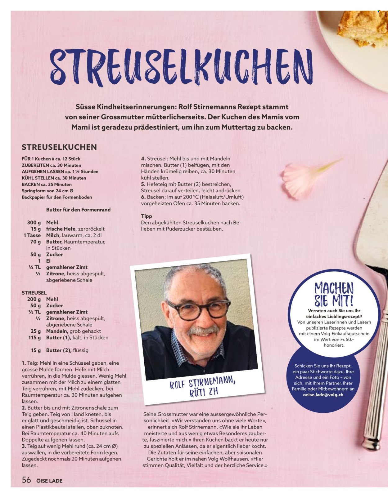 Catalogue Volg - 1.5.2026 - 31.5.2026. Page 56. Page 56