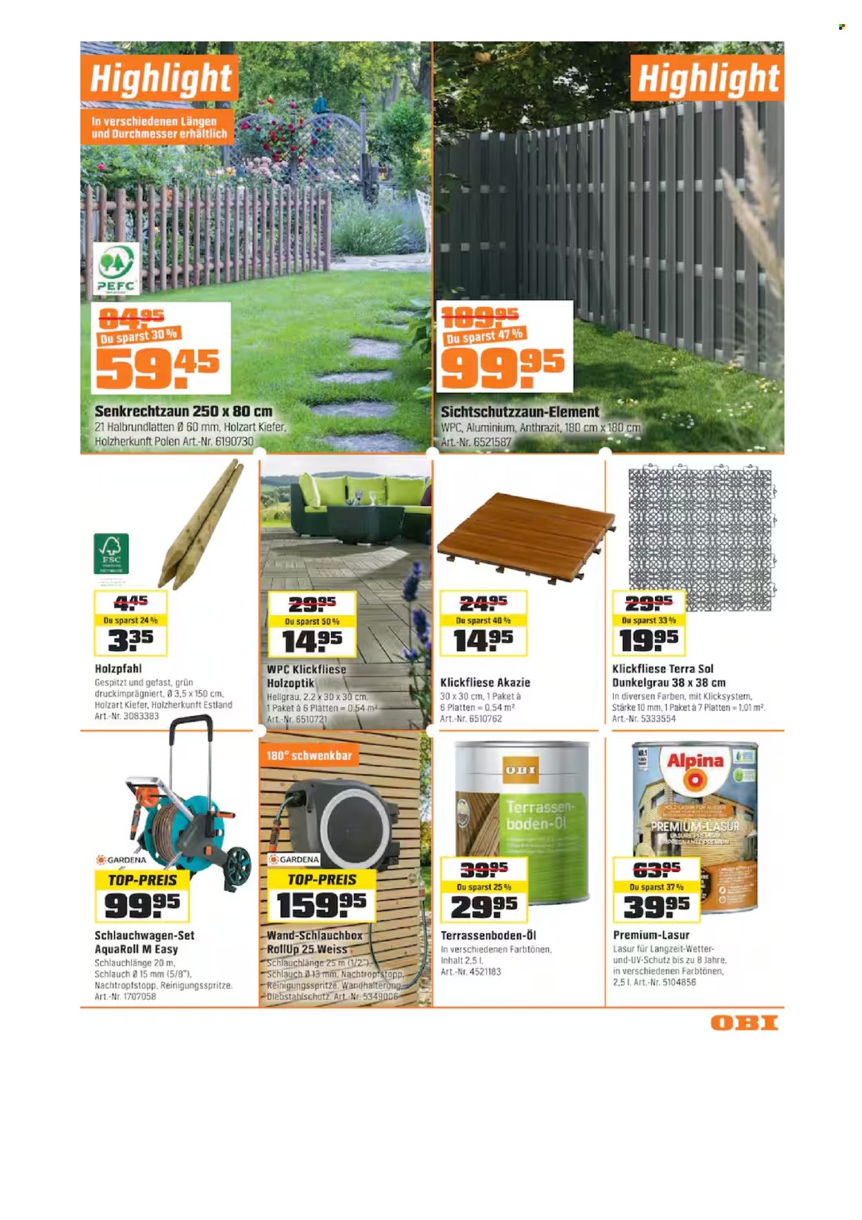 Catalogue OBI - 29.4.2026 - 12.5.2026. Page 7. Page 7