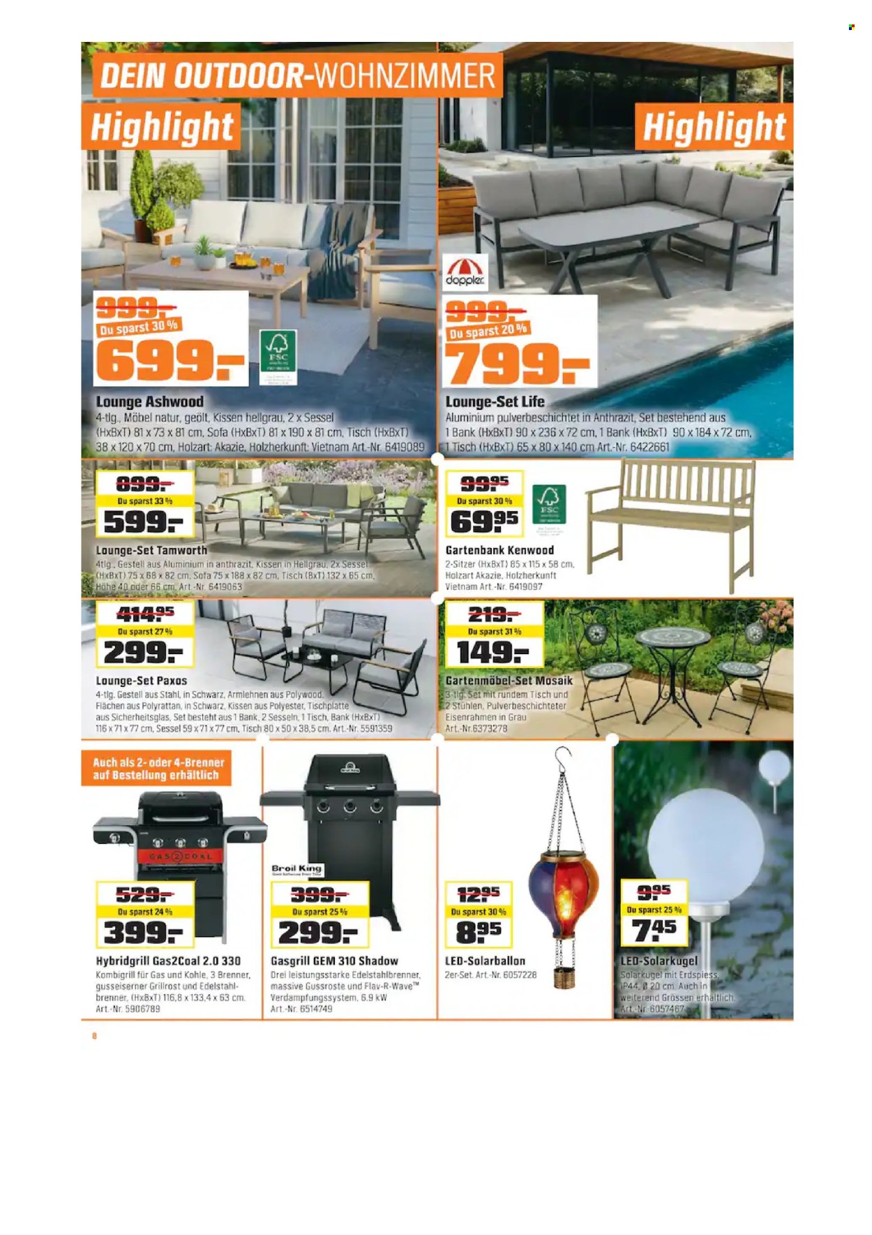 Catalogue OBI - 29.4.2026 - 12.5.2026. Page 8. Page 8