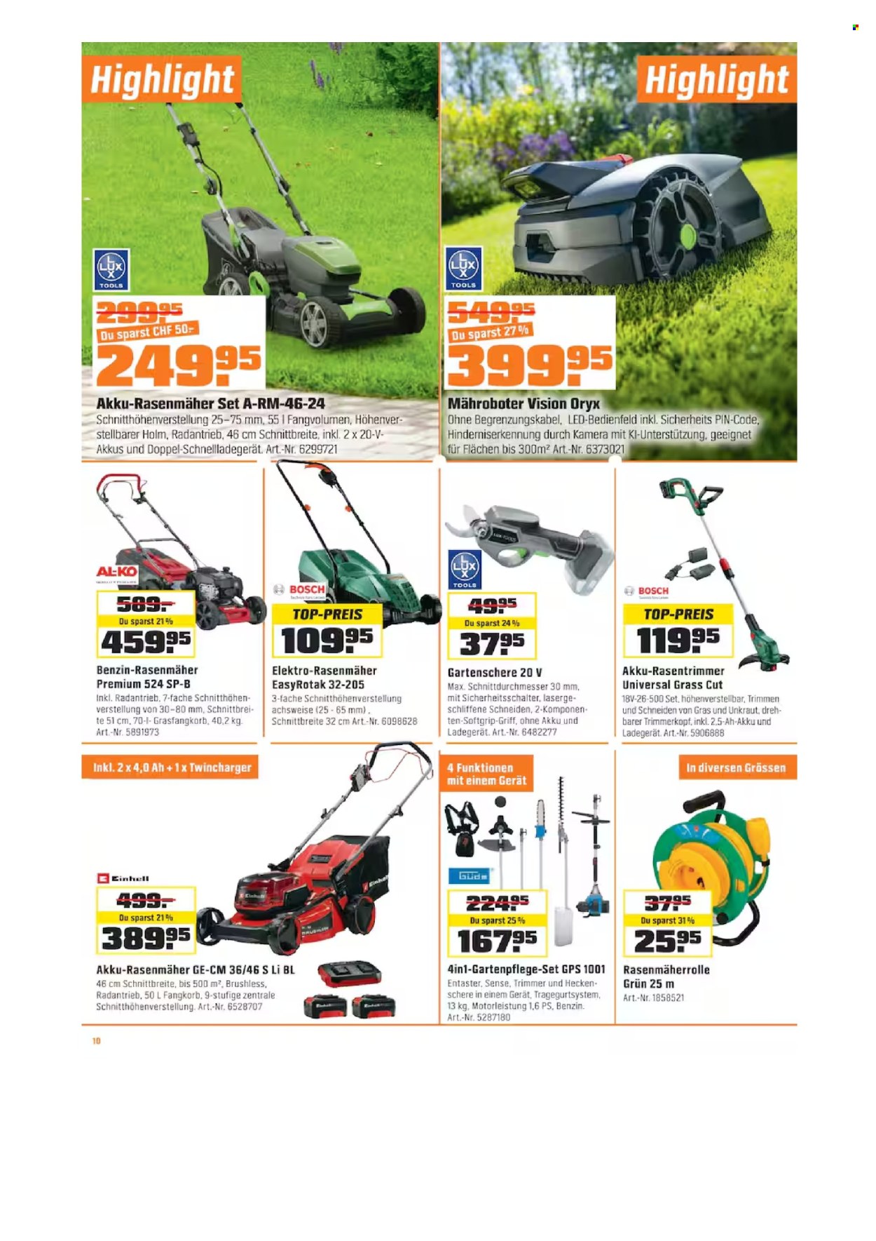 Catalogue OBI - 29.4.2026 - 12.5.2026. Page 10. Page 10