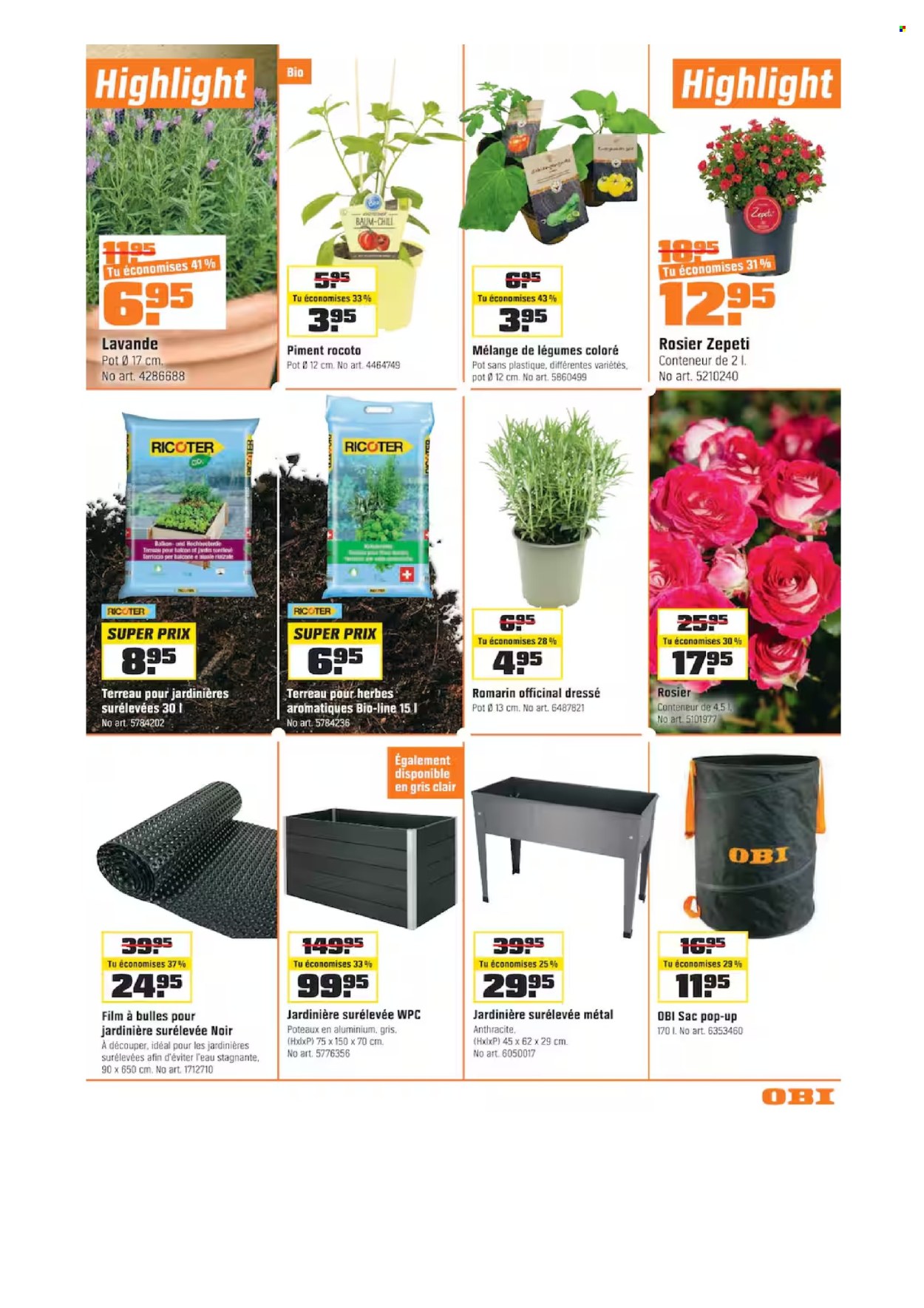 Catalogue OBI - 29.4.2026 - 12.5.2026. Page 5. Page 5