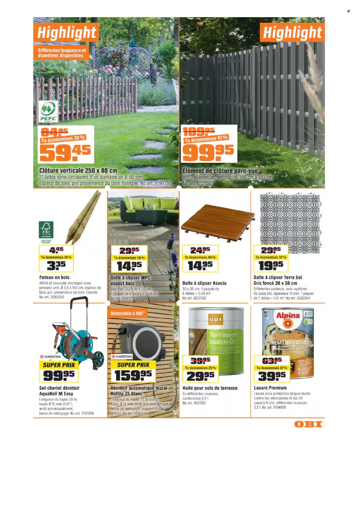 Catalogue OBI - 29.4.2026 - 12.5.2026. Page 7. Page 7