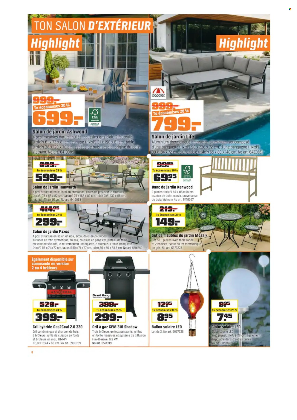 Catalogue OBI - 29.4.2026 - 12.5.2026. Page 8. Page 8