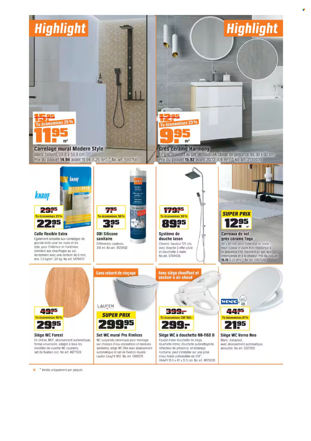 Catalogue OBI - 29.4.2026 - 12.5.2026. Page 12. Page 12