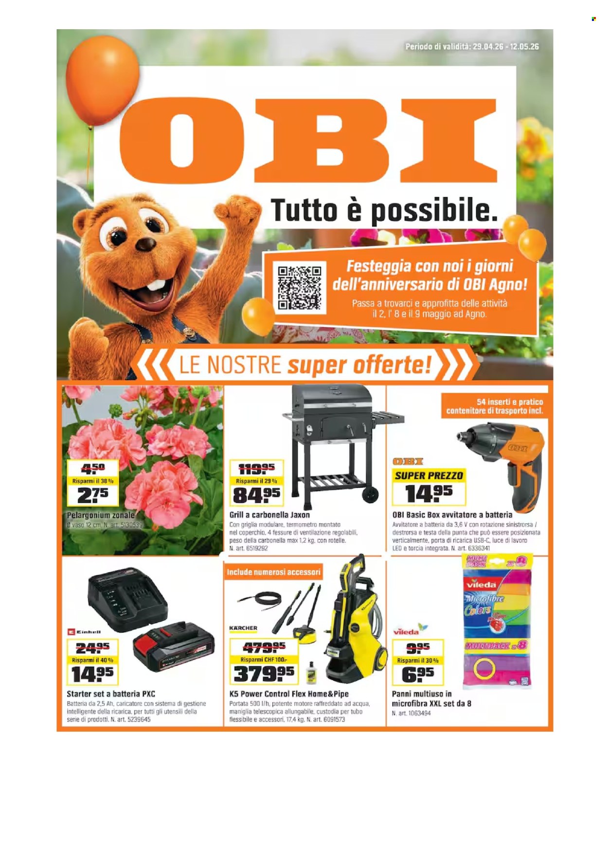 Catalogue OBI - 29.4.2026 - 12.5.2026. Page 1. Page 1